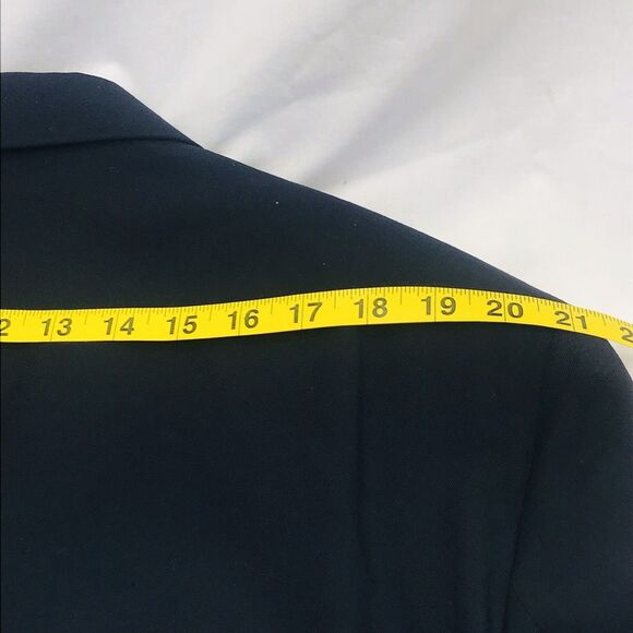 Vintage Jos A Bank Wool Blazer RARE USA Blue Gold Button 48 Mens Nautical - Picture 10 of 12